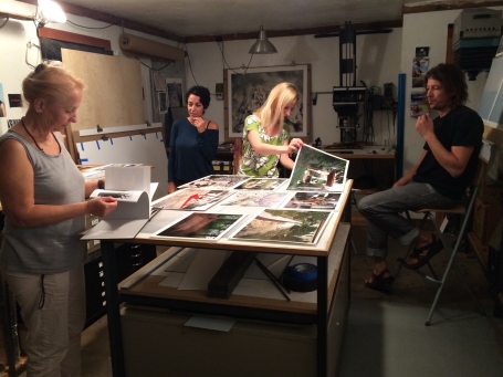 Studio visit with artists Nidaa Aboulhosn and Michael Lundgren. 
